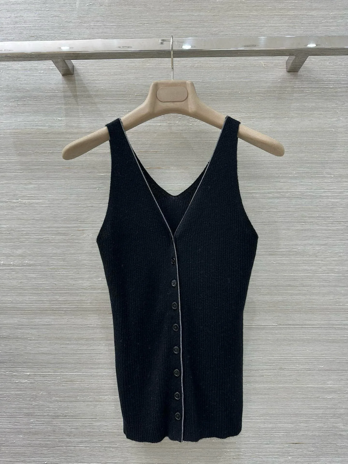 Clásico Simple Color básico Camere Chain V-Ne Csole Ropa interior de mujer Mezcla de lana suave Slim Fit Faionable