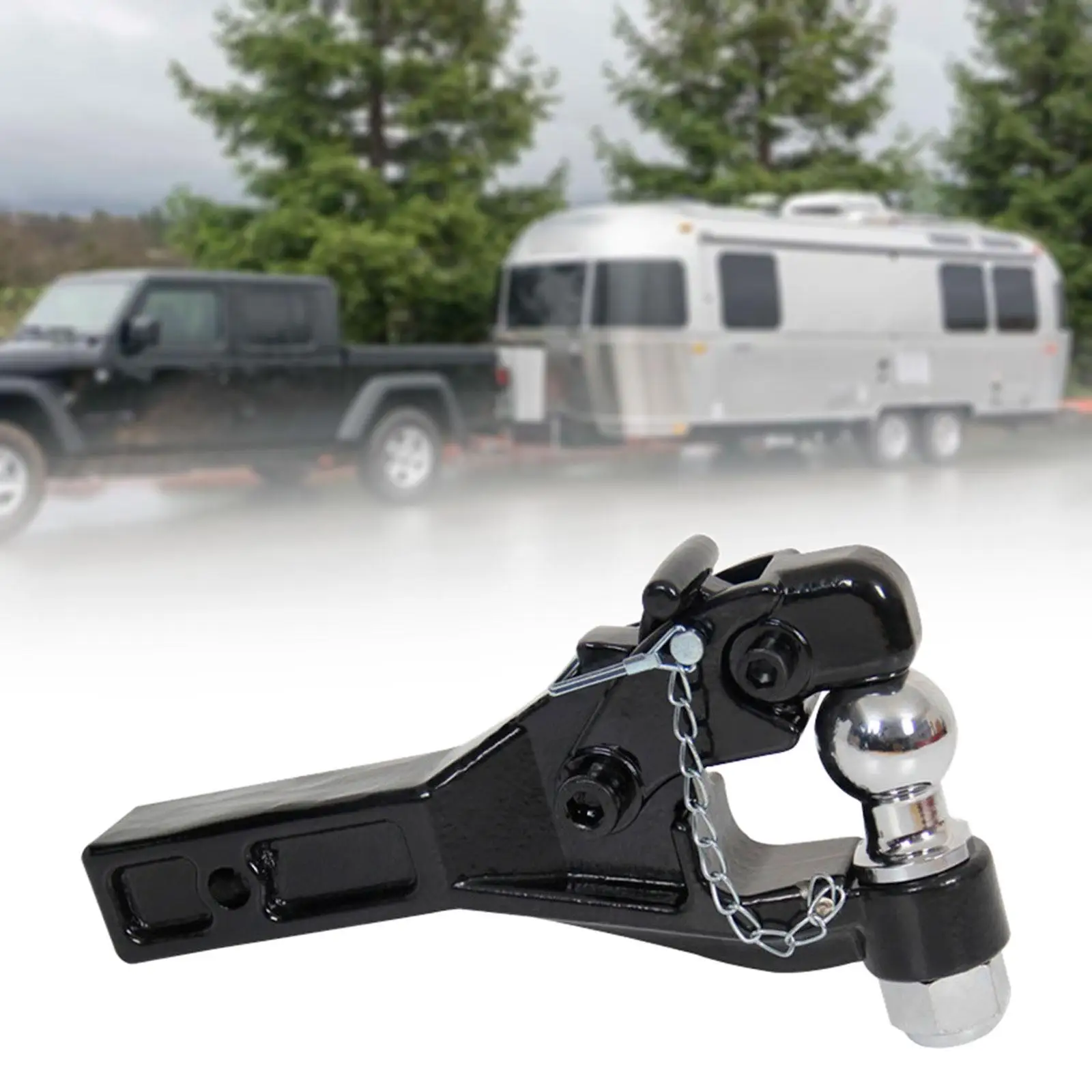 Shackle Hitch Receiver Trailer Hitch Mount and Ball for Trailer Vehicle