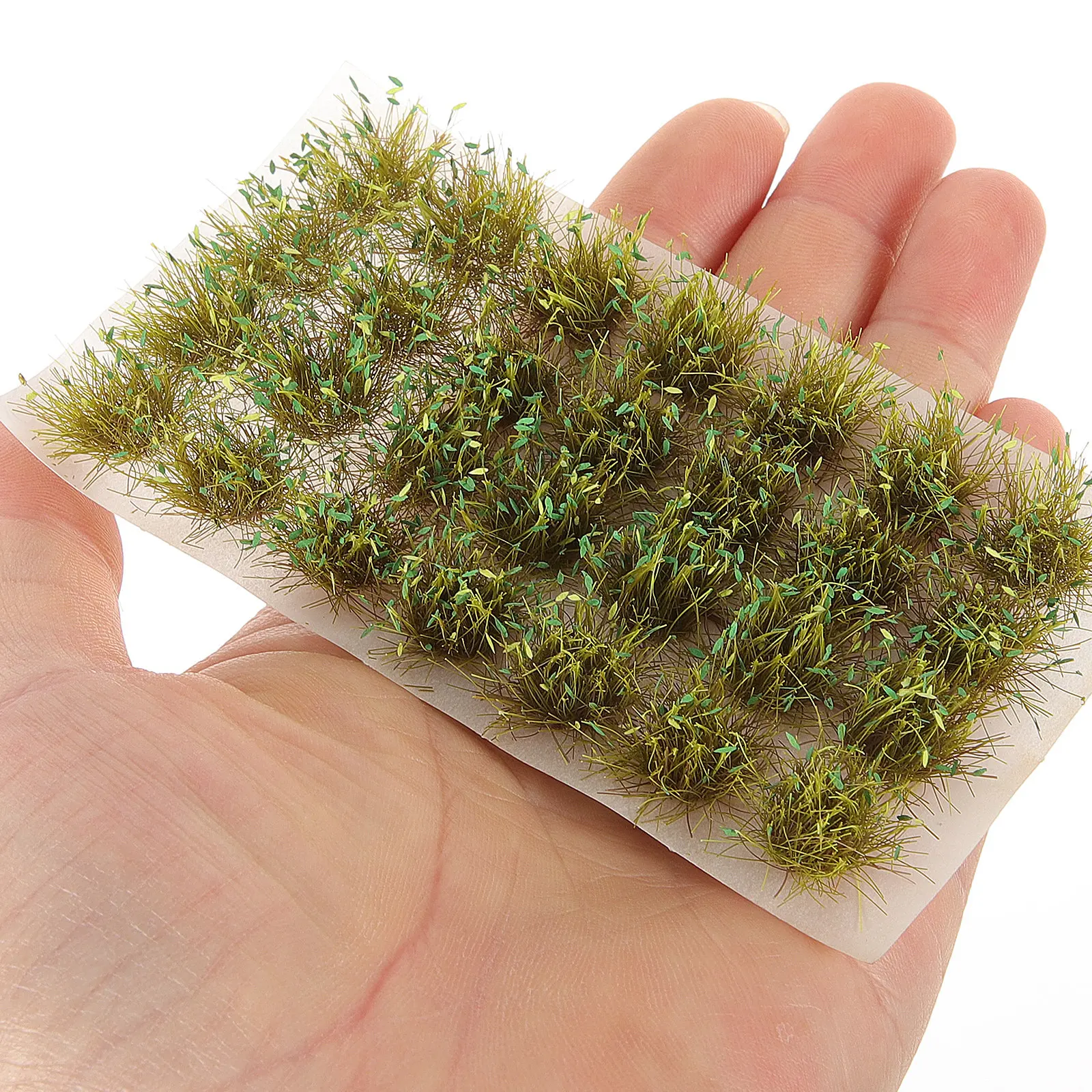 

Bright Refreshing Color Grass Tuft for Diorama Supplies Miniature Grass Models Train Buildings Accessories Woodland Miniature