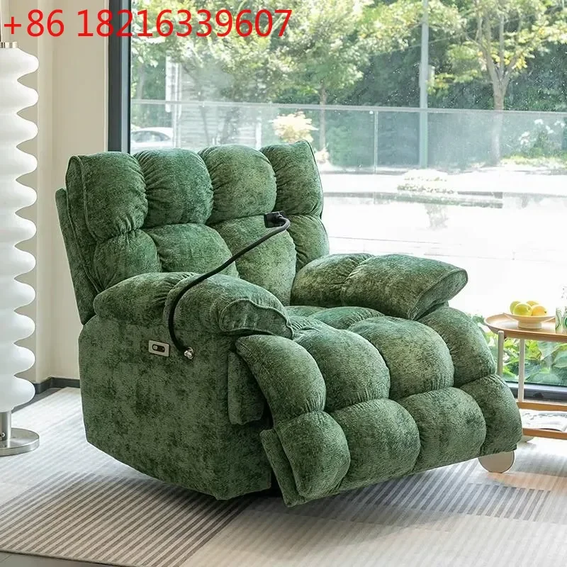 YAO Multifunctional Electric Recliner Sofa Single Cloud Rocking Chair for Living Room Sleeping and Lounging Lazy Couch