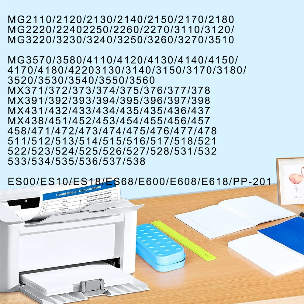 MX375 MX395 MX435 MX455 MX475 MX515 MX525 MX535 Compatible Ink Cartridge Refill Kit 140 141 540 541 740 741 - Black & Color