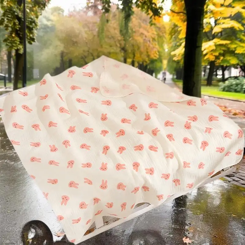 

80x80cm Baby Receive Blanket For Newborn Cotton Muslin Swaddle Blanket Bedding Infant Bath Towel Baby Items Mother Kids