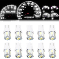 10x T10 W5W 168 194 Instrument Panel Dash Light 5630 SMD Motorcycle Lamp Car Boot Light Parking Light Indicator Lamps Blue White