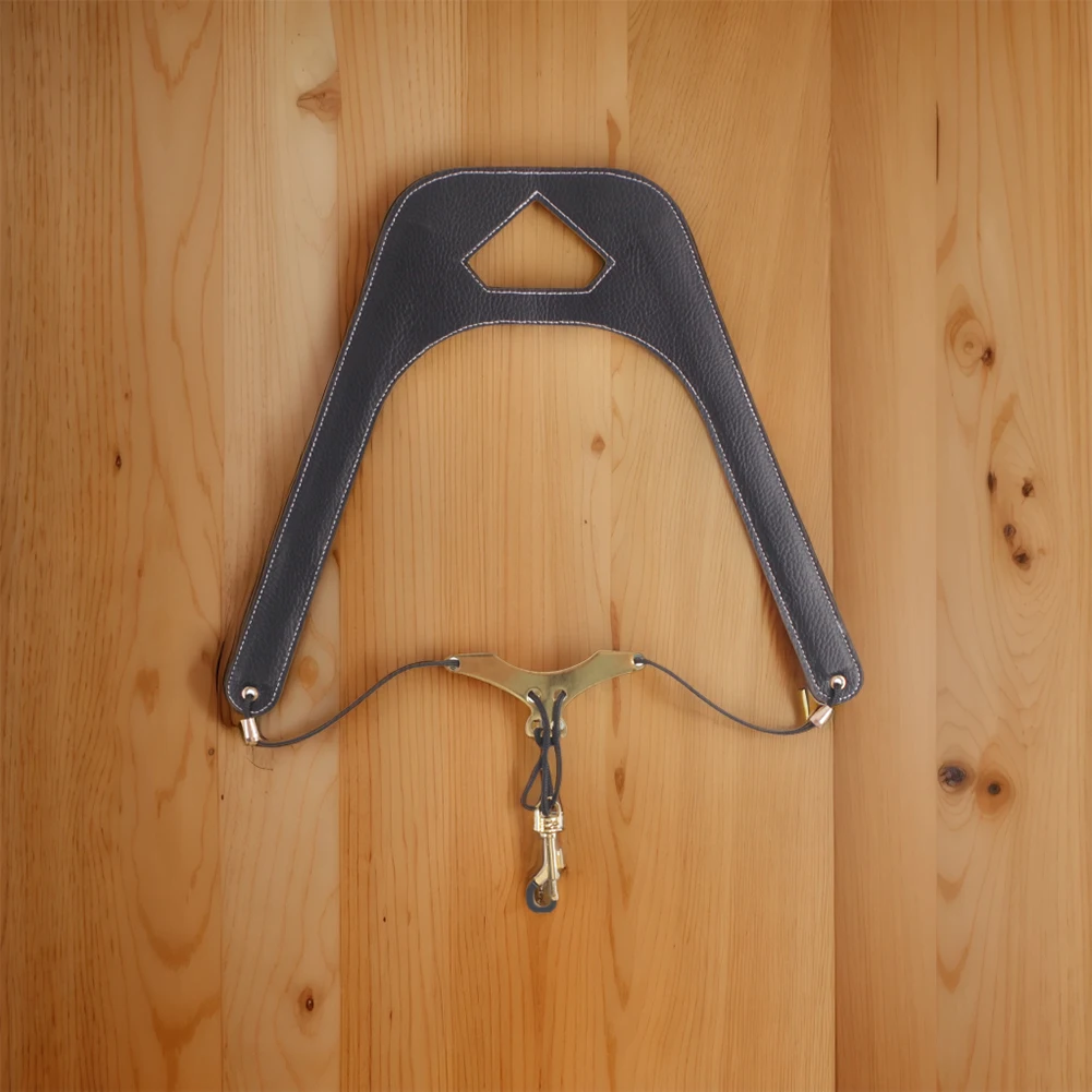 Correa para el cuello de saxofón, cinturón de hombro ajustable de longitud, arnés de hombro doble, accesorios para Instrumentos Musicales