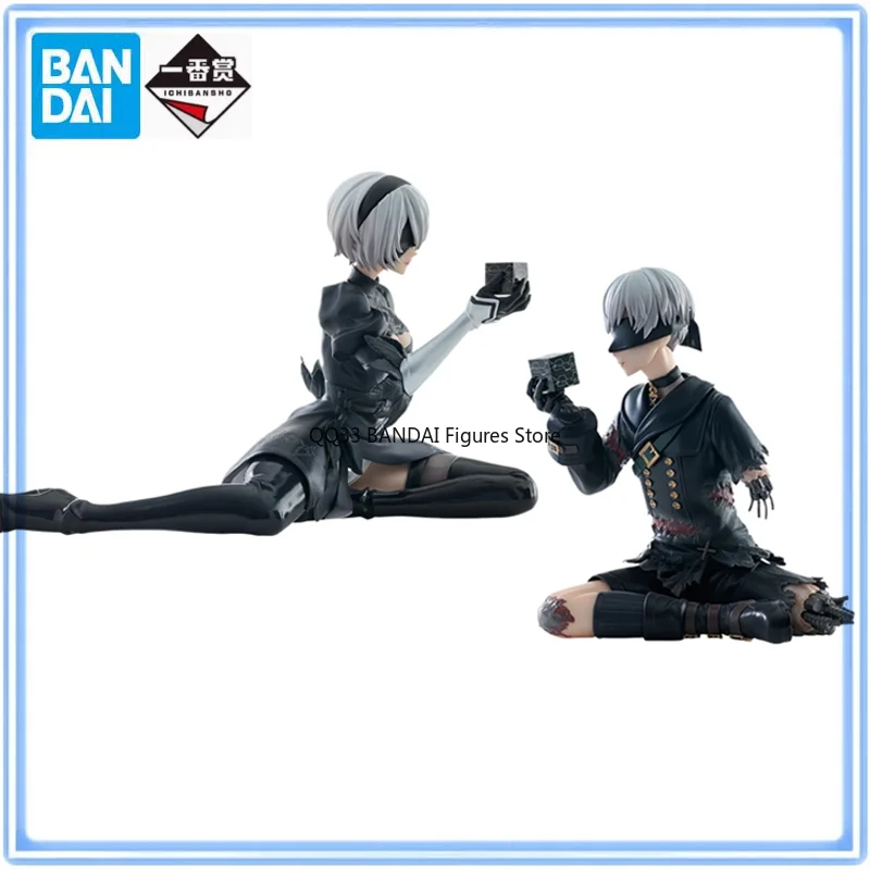 

BANDAI оригинальная Ichiban Kuji NieR:Automata 2A 2B 9S Glory of Humanity аниме фигурка модель настольное украшение подарок для мальчика