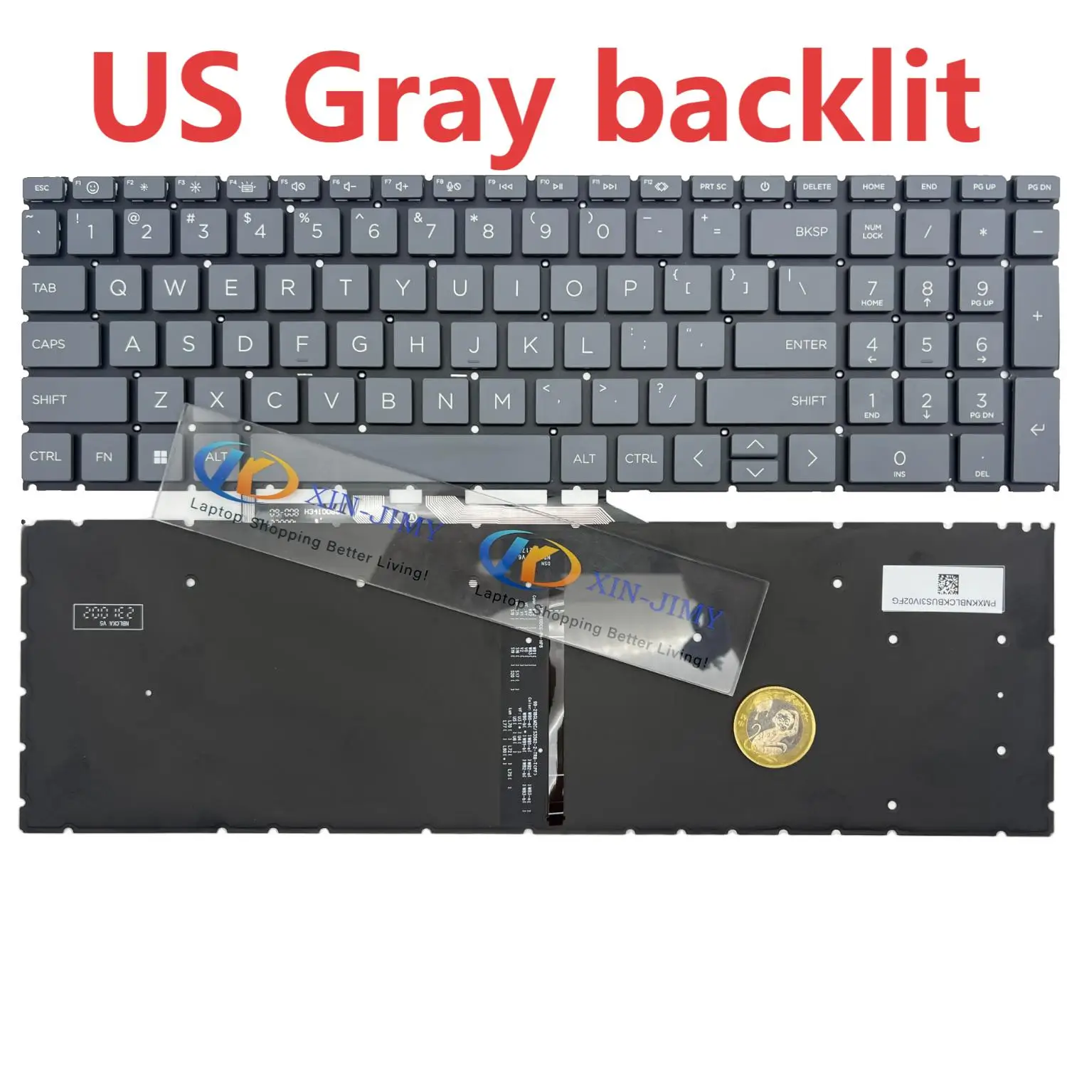 New Backlit US Keyboard for HP ENVY 17-CR0013D / 17-CR0001SA / 17-CR0006NA / 17-CR0001NA / 17T-CR / 17T-CW / 17-CW / 17-CW0008NA