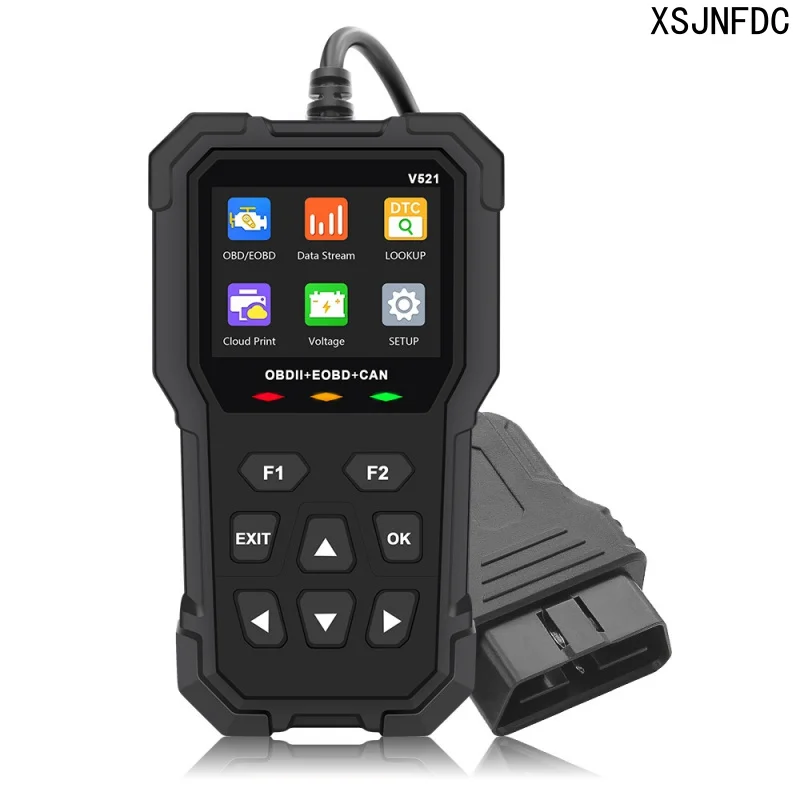 

New car fault code detector Obd2 Scanner V521 Level 2 minor language 3 major performance tests