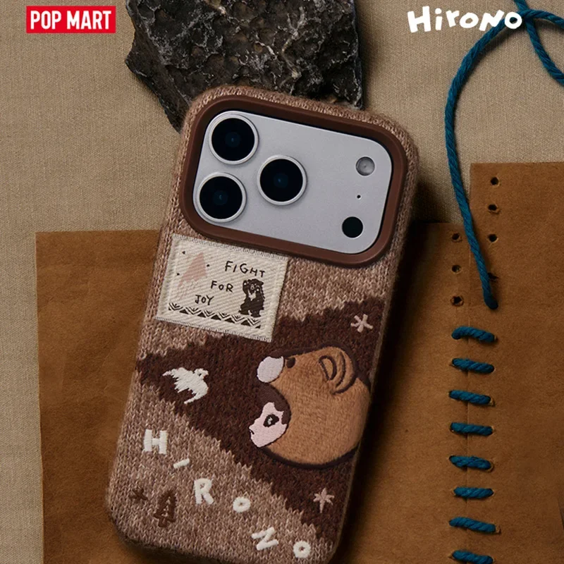

POP MART Hirono Road Journal Series Лоскутный вязаный чехол для iPhone Слепая коробка Сумка для догадок Украшение рабочего стола Слепая сумка Игрушки Аниме