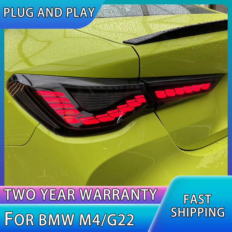 Tail Lamp For BMW 4 Series 2020-2022 G22 G23 G82 LED Taillight LED Dynamic Turn Signal LED Brake Light Auto Accessories