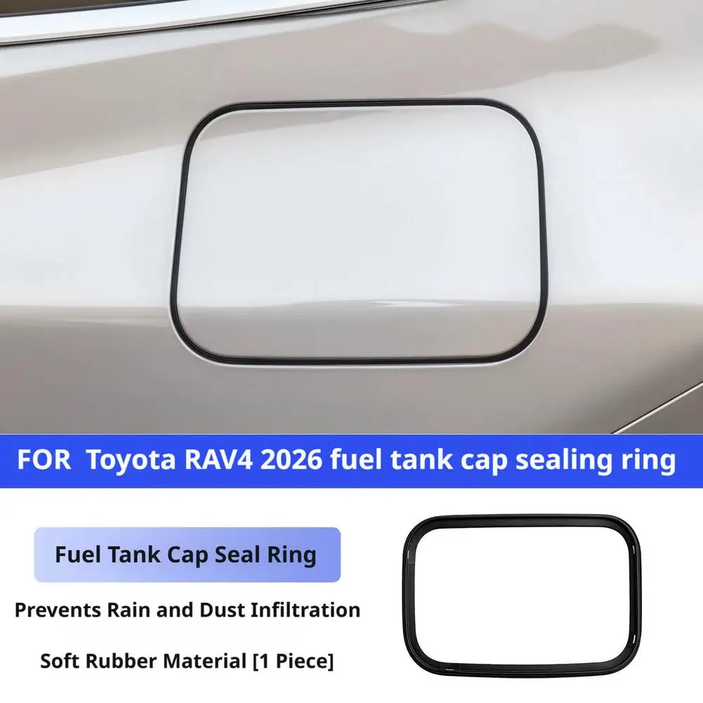 Car Fuel Tank Cover Cap Silicone Sealing Ring Protective Dust Cover Ring For Toyota RAV4 2026