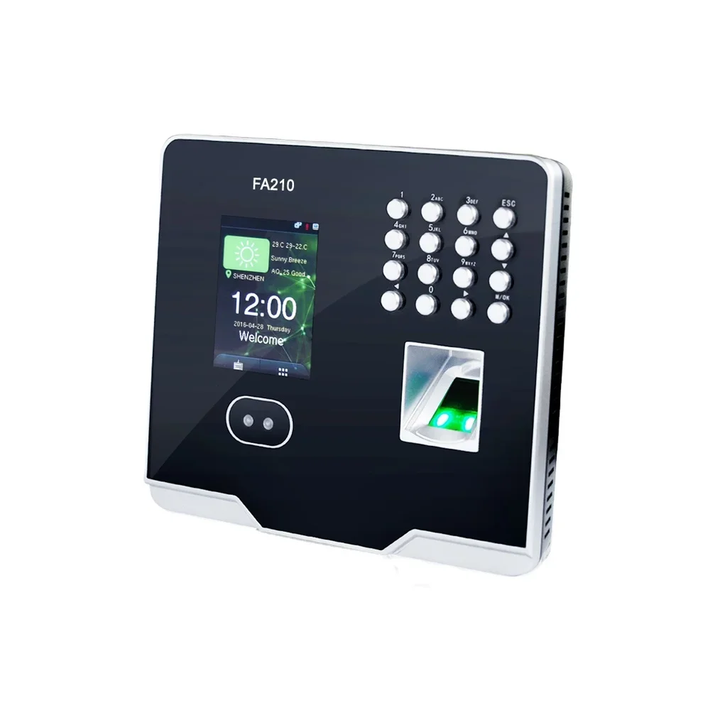 

Biometric Measurement device fingerprint reader & facial recognition time attendance and access control