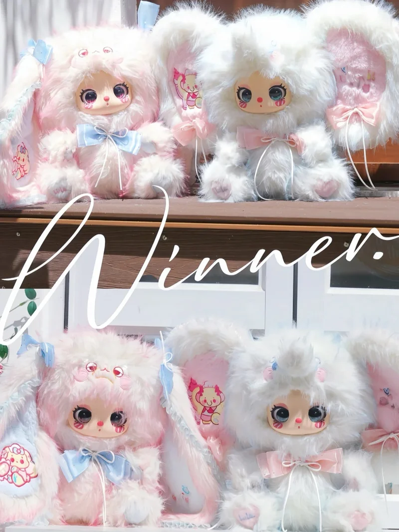 100% حقيقية طفل جديد ثلاثة ليلا 600% V3 الحلوى ماستر هريرة صندوق أعمى لطيف أفخم دمية كبيرة المد اللعب أفخم فتاة هدية