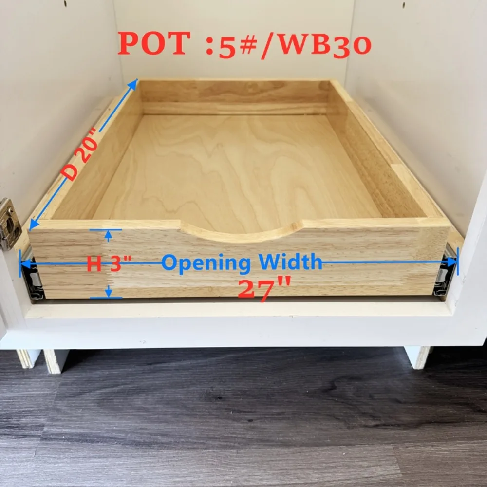 

Pull Out Drawer Solid Wood Roll Out Shelves Slide Out Pantry Shelves Soft Close Rails Wood Pull Out Tray Organizer