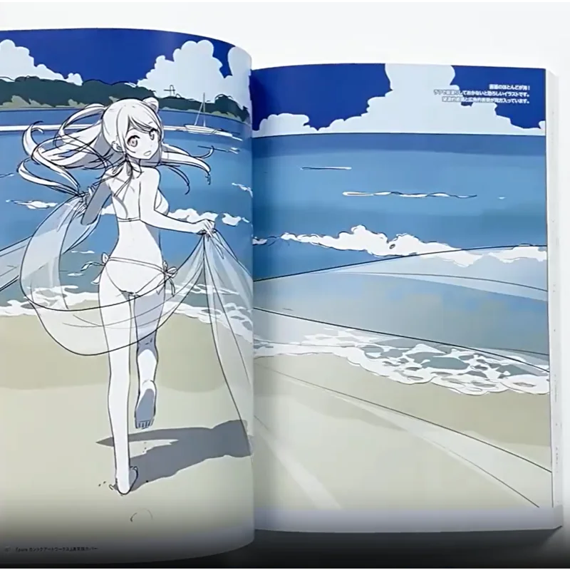 Kantoku 20th Anniversary Artbook: iMaGiNe Sketch Line Art Collection Japanese Anime Illustrations Anime Sketchbook Gift Artists