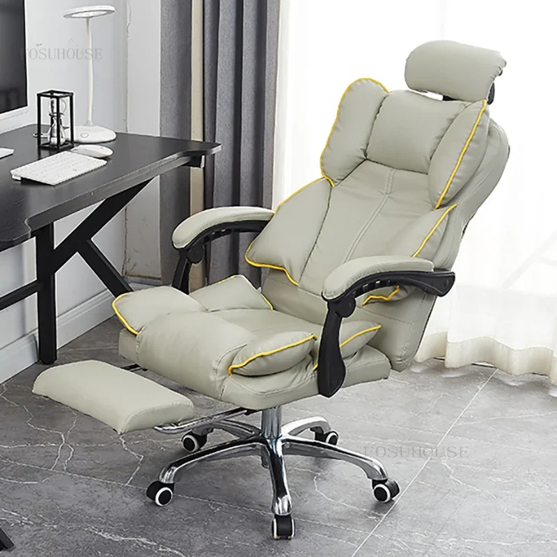 Nordic Gaming Office Chairs Modern Office Furniture Home Lifting Swivel Backrest Office Chair Creative Armchair Computer Chair