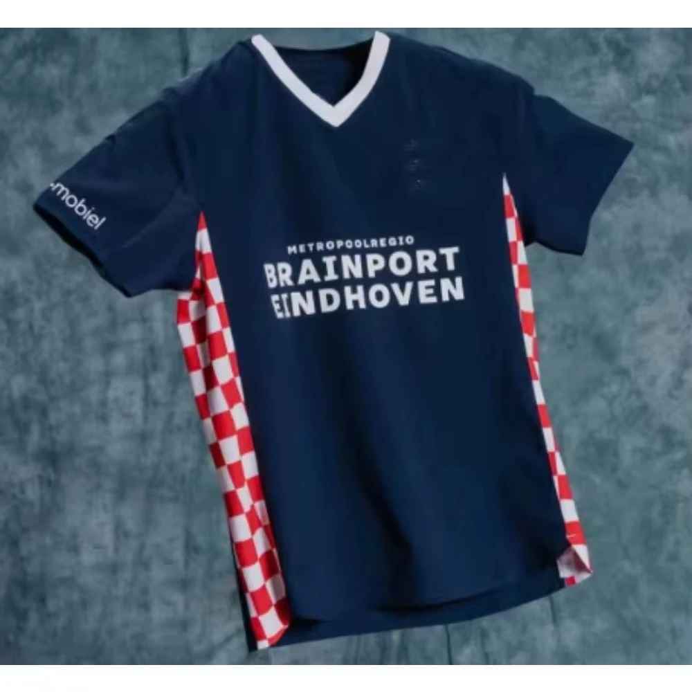 

2025-26 Psv Away Kids T-Shirt New PSV Kit Summer Away Adult Leisure Sports Quick Dry Comfort T-Shirt