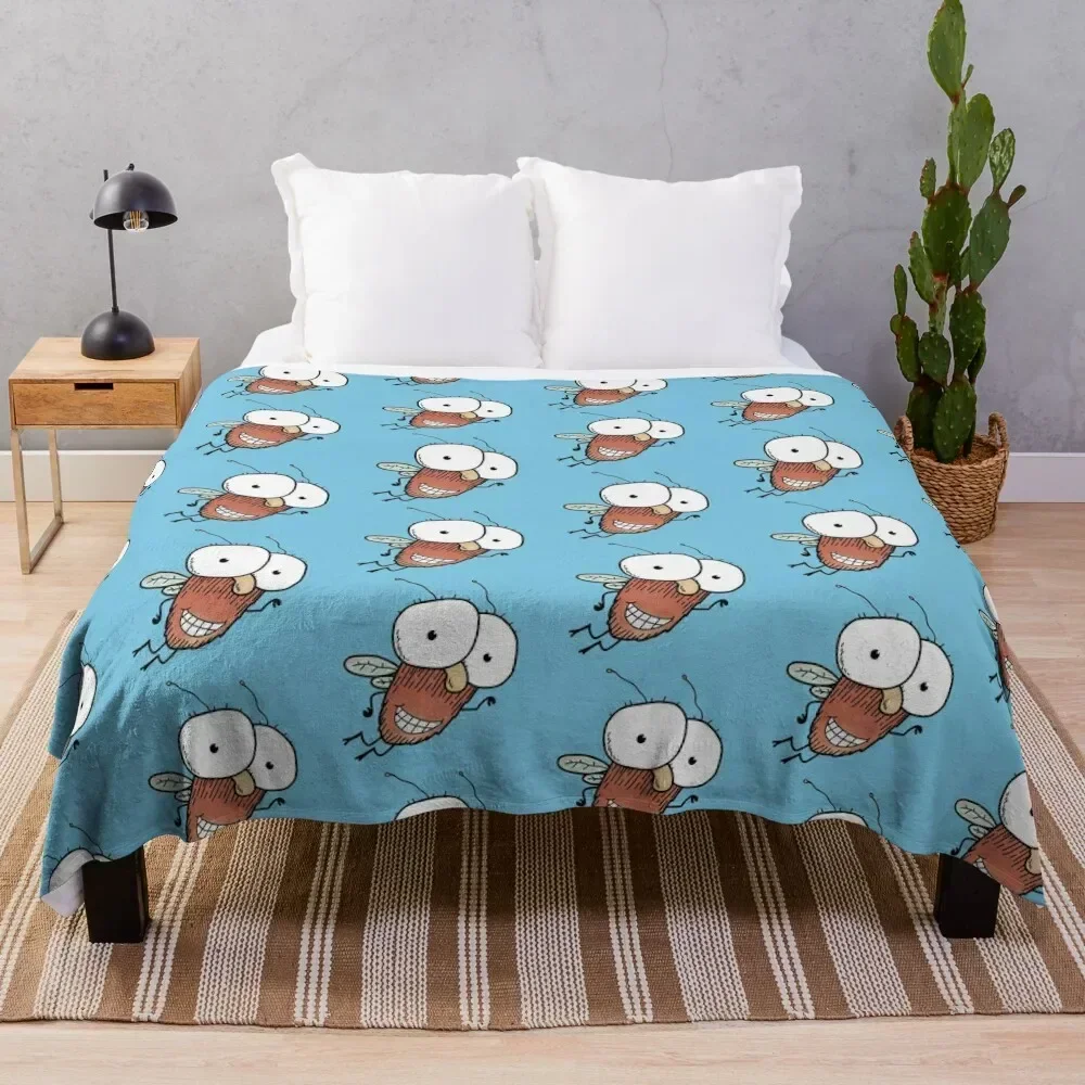 

Fly guy fan art Throw Blanket Cozy Sofa Blanket for TV Watching Napping