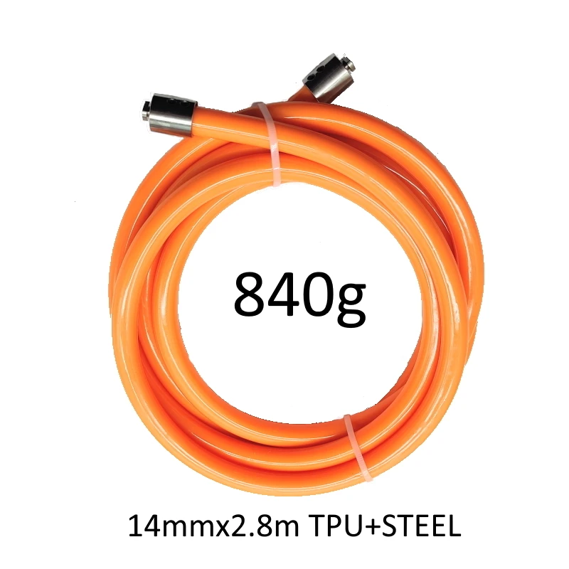 NEVERTOOLATE 840 GRAM【ROPE WITH CLICK HEAD】Spare part heavy crossfit skipping skip rope with connector TPU coated steel cord