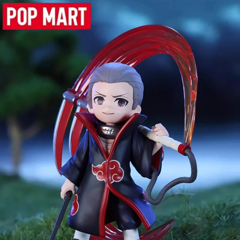 البوب مارت ناروتو أنيمي تمثال سلسلة صندوق أعمى تحصيل أنيمي تمثال لعب للأولاد Itachi Uchiha توبي الألم Zetsu الهدايا