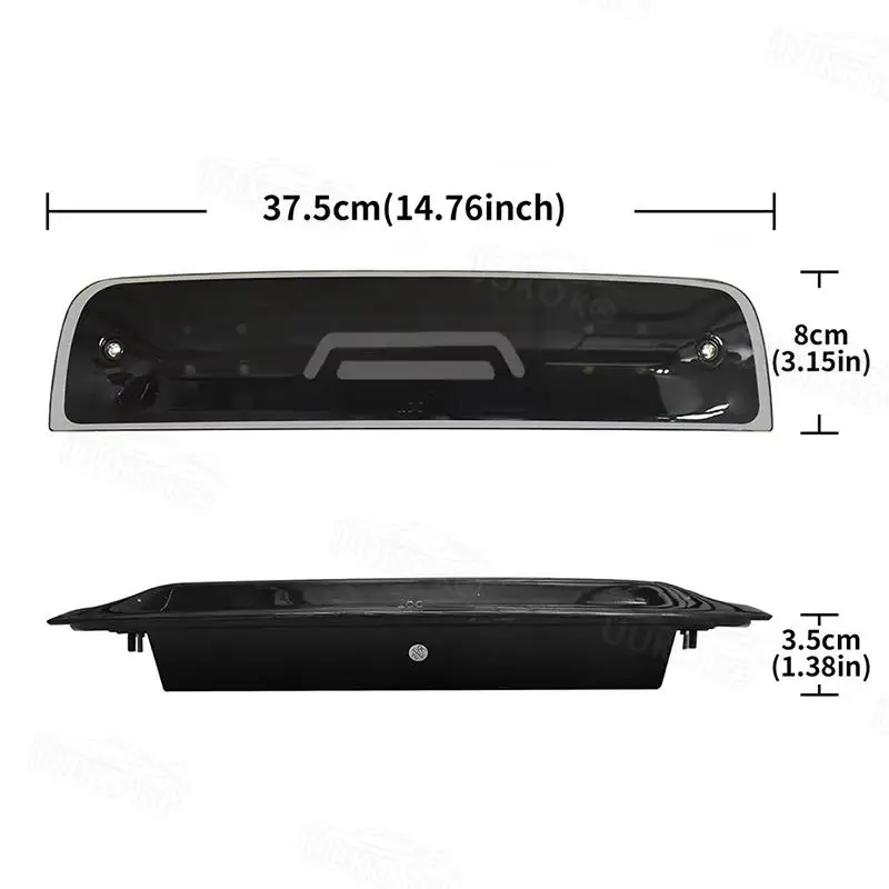 For Dodge RAM 1500 2500 3500 2009-2018 Rear Stop Lamp High Mount Stop Lamp LED taillight Third Brake Light Auto Parts 3