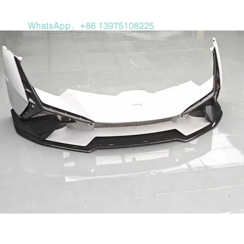 Tecnica Style Front Bumper Dry Carbon Fiber Huraca LP580 LP610