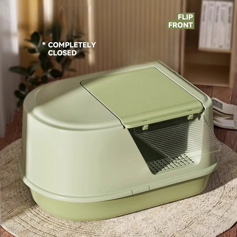 

Luxury Cat Litter Box Recycled Toilet Cat Toilet Biodegradable Materials Sustainable Choice Drapak Dla Kota Pet Products