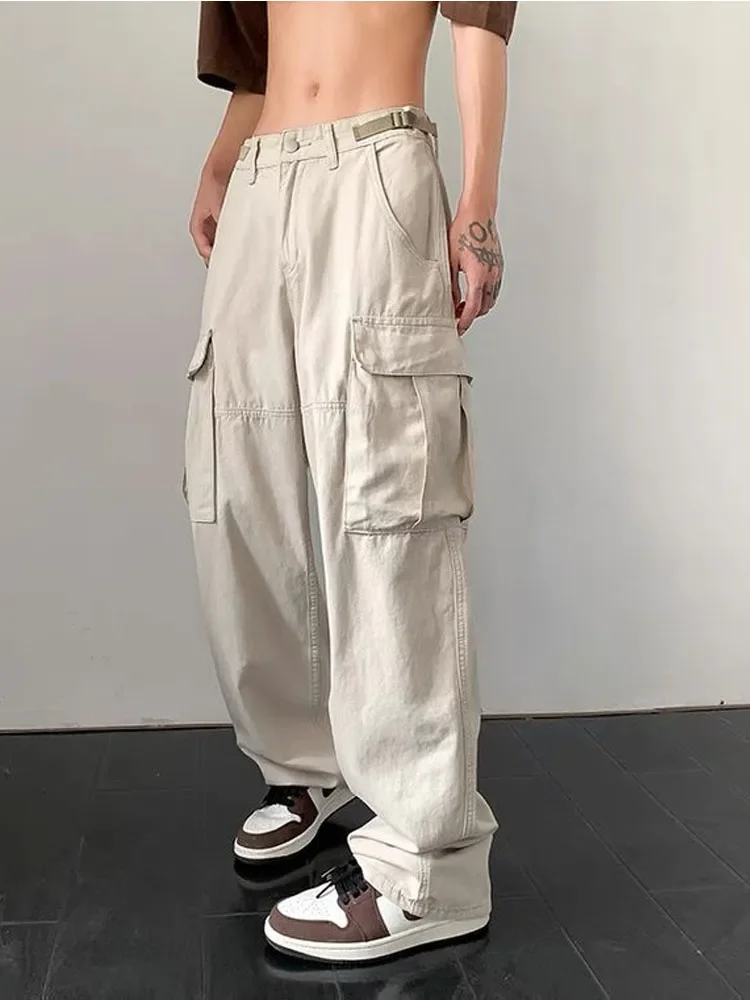 

Vintage Baggy Cargo Pants Women Japan Style Harajuku Hippie Streetwear Black Trousers Female Oversized Korean Fashion Clothing