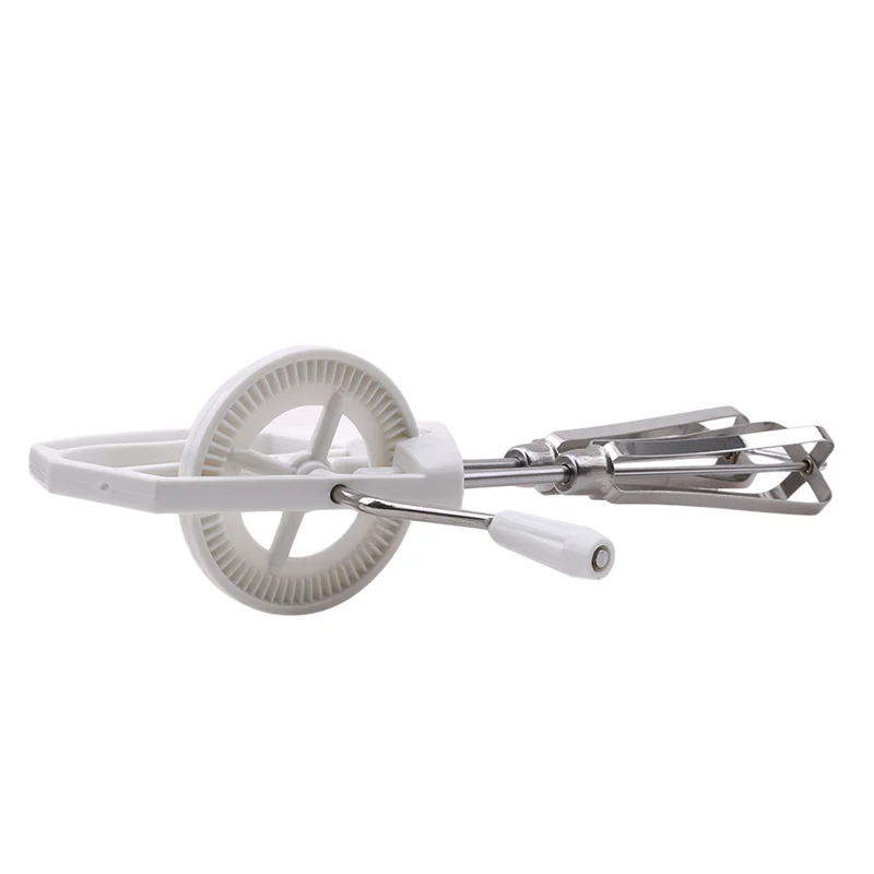 Stainless Steel Rotary Hand Whip Whisk Mixer Egg Beater Dual Purpose Plastic Mixer Kitchen Cooking Tool whisk  egg mold  baking