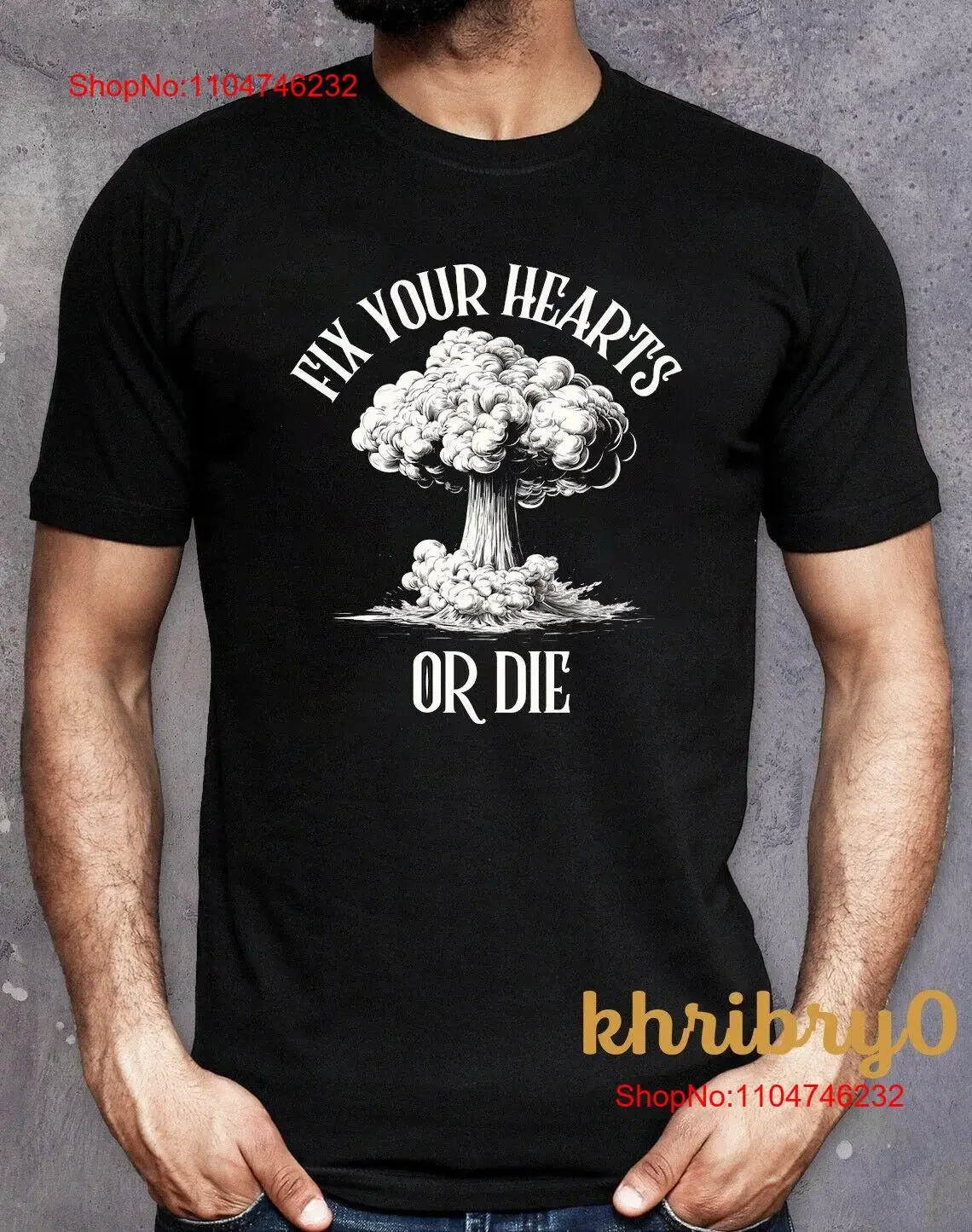 Fix Your Hearts Or Die Twin Peaks David Lynch Tribute T Shirt E26582 vintage Washed Soft Stylish homme Slightly fashion