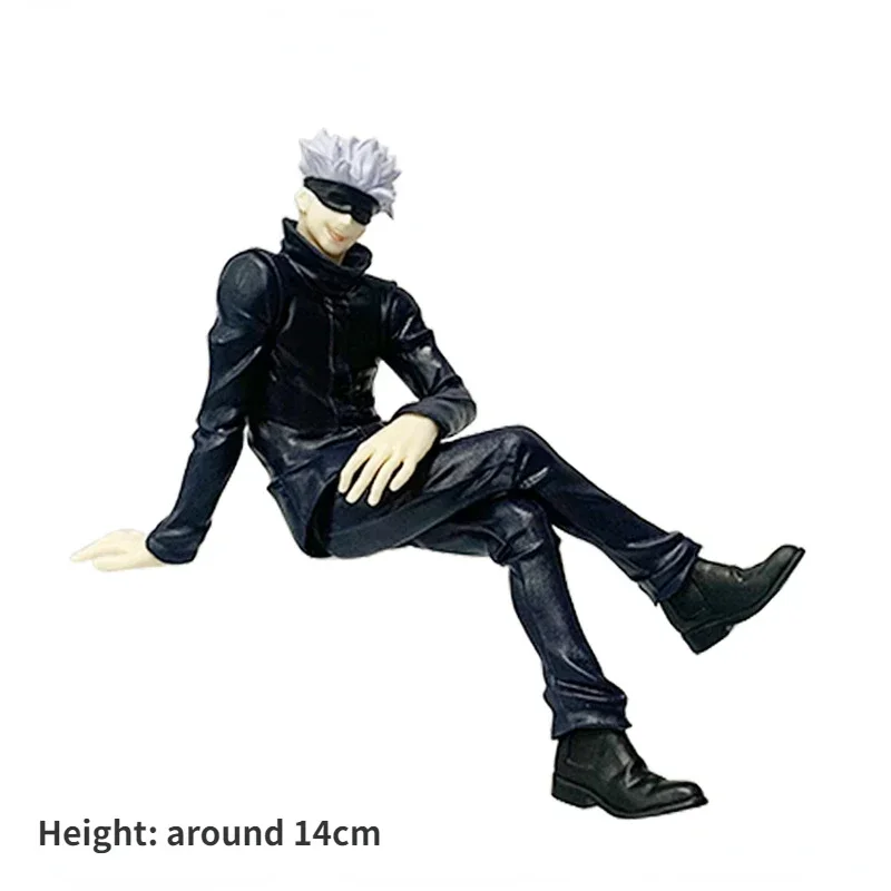 PVC Jujutsu Kaisen Anime Figure Noodle Stopper Satoru Gojo Action Figure Geto Suguru Figurine Collection Car Ornaments