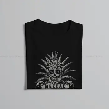墨西哥骷髏頭T卹 梅斯卡爾復古龍舌蘭糖骷髏優雅T卹 男士服裝 潮流優惠 8 最佳銷售 梅斯卡爾酒 - №7