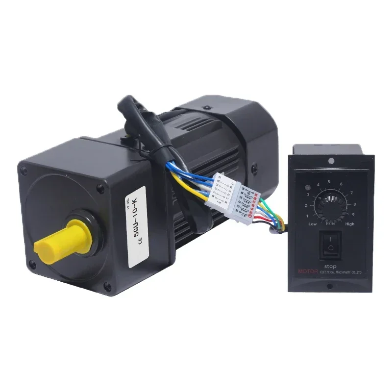 New Small New 5RK120GU-CF AC Gear Motor Reduction Ratio 1:10 135rpm 120W 220V Speed Control Motor/Reversible Motor +Governor Con