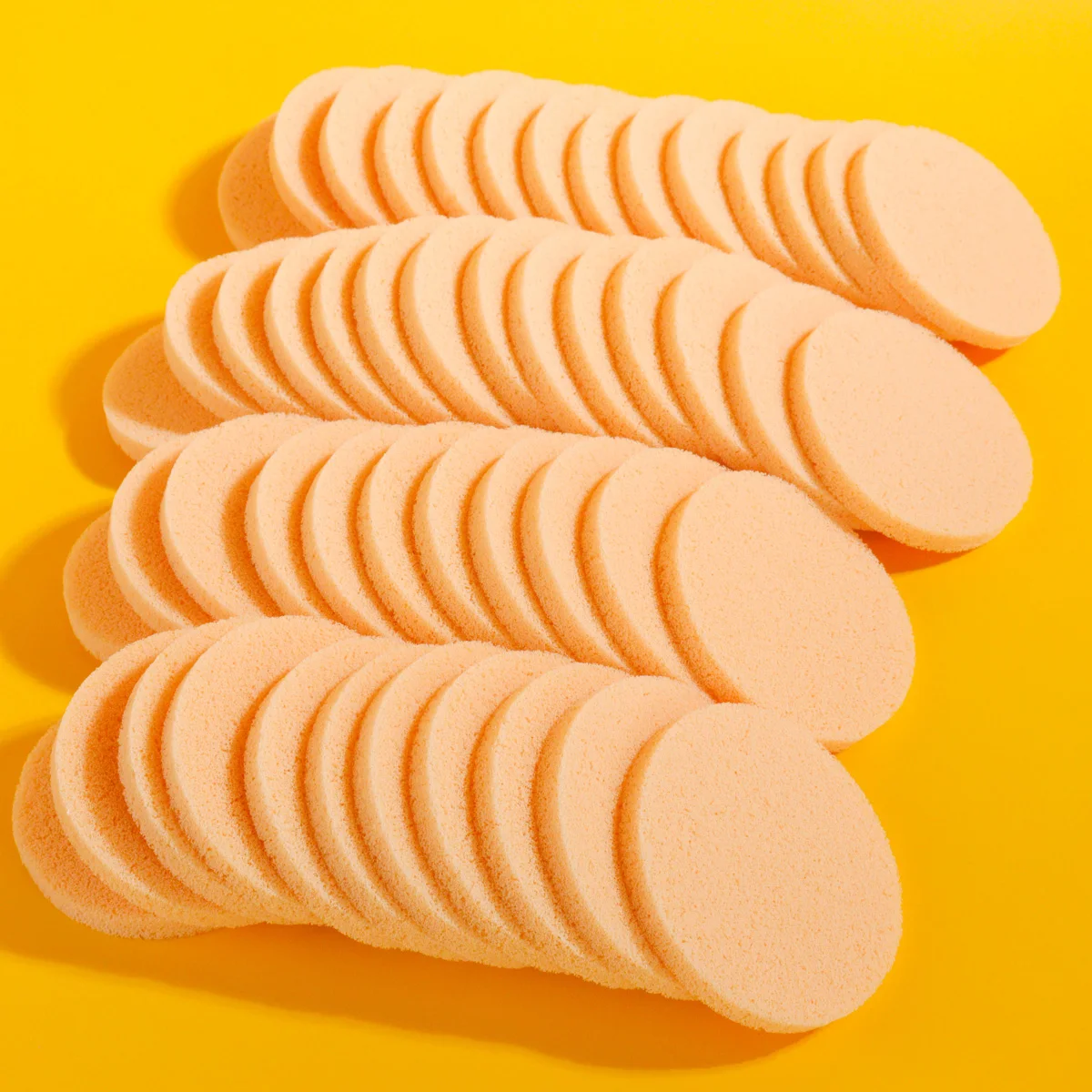 Esponja redonda para maquillaje facial, almohadillas de aire, herramienta de maquillaje lavable, cosmética, 10/100/200/300 piezas