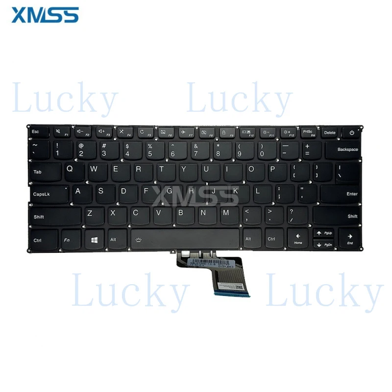 

Новая клавиатура US для Lenovo V720-14 V720-14IKB V720-14-ISE, черная, с подсветкой