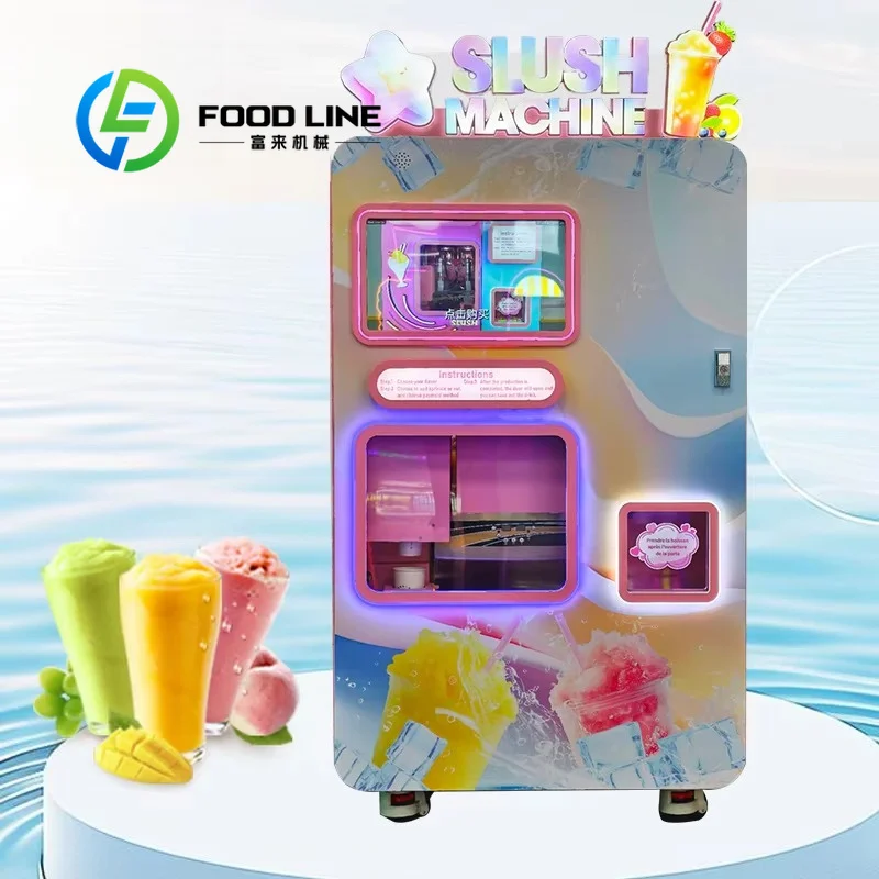 Anti Spill Slush Vending Machine Raised Cup Placement Tray And Edge Baffle Prevent Liquid Overflow During Slush To Keep Machine