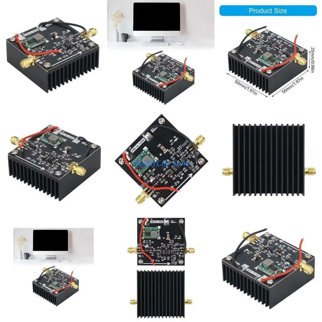 

E65E Universal PDC002 RF Amplifier 600mA Power Consumption 30dBm Saturation Output For Communication Systems