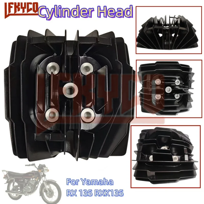2-suwowy silnik motocyklowy Akcesoria Część Zawór głowicy cylindrów do Yamaha RX135 RXK135 RX King RXK RXZ RXS 135 58mm 1990 - 2005