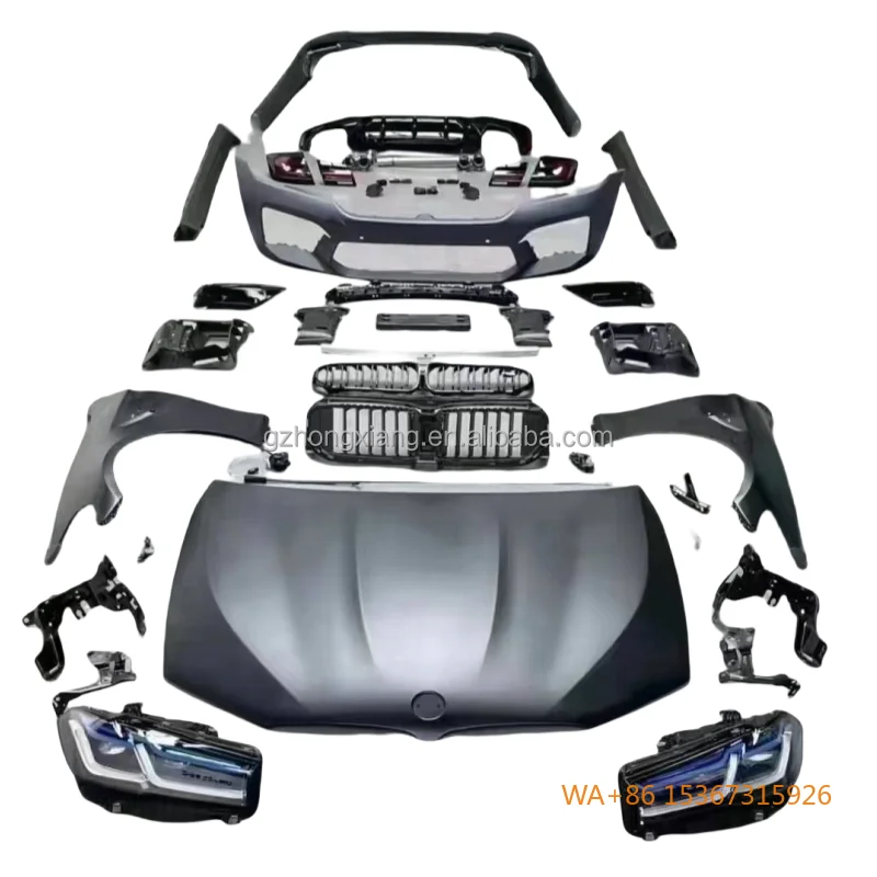 Модернизированный передний бампер, крыло капота для 5 серии F10 F18, обновленный комплект объемного звучания F90M5, подходит для моделей 11-17 лет 520 525 530