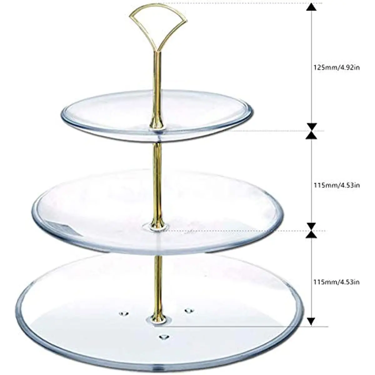 One/Two-Layers Fruit Dish Silicone Mold with Cake Holder for DIY Crystal Epoxy Molds Resin Tray Coaster Mould Table Decoration