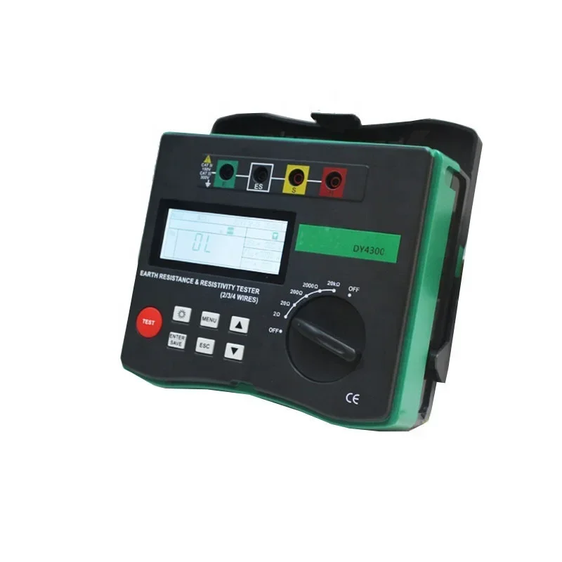 ROKTOOLS 4-Terminal Earth Ground Resistance Tester And Soil Resistivity Tester