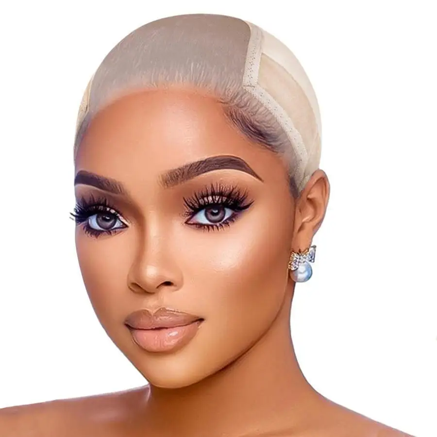 HD Transparent Lace Wig Grip Cap Adjustable Non Slip Wig Cap For Glueless Lace Front Wigs Keep Wig Secure For Black Women