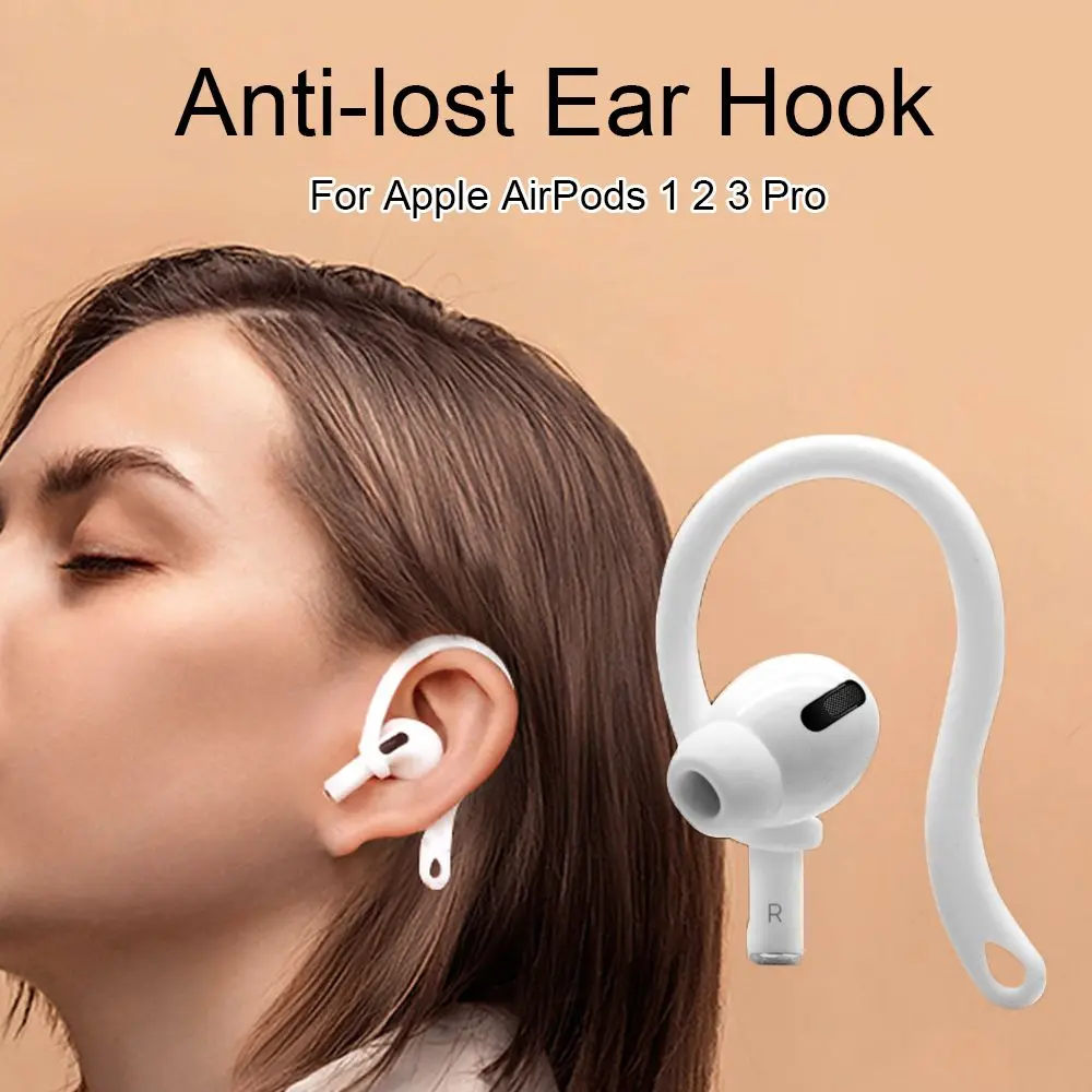 Anti-lost Ear Hook For Apple AirPods Pro 3 2 1 Eartips Secure Fit Hooks Wireless Earphone Protective Accessories Earhooks