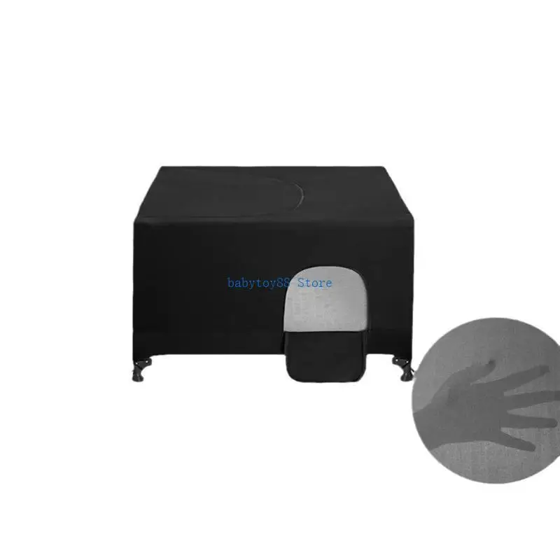 غطاء سرير قابل للتمدد من Y4UD، مظلة لسرير الأطفال مع جيب جانبي #4