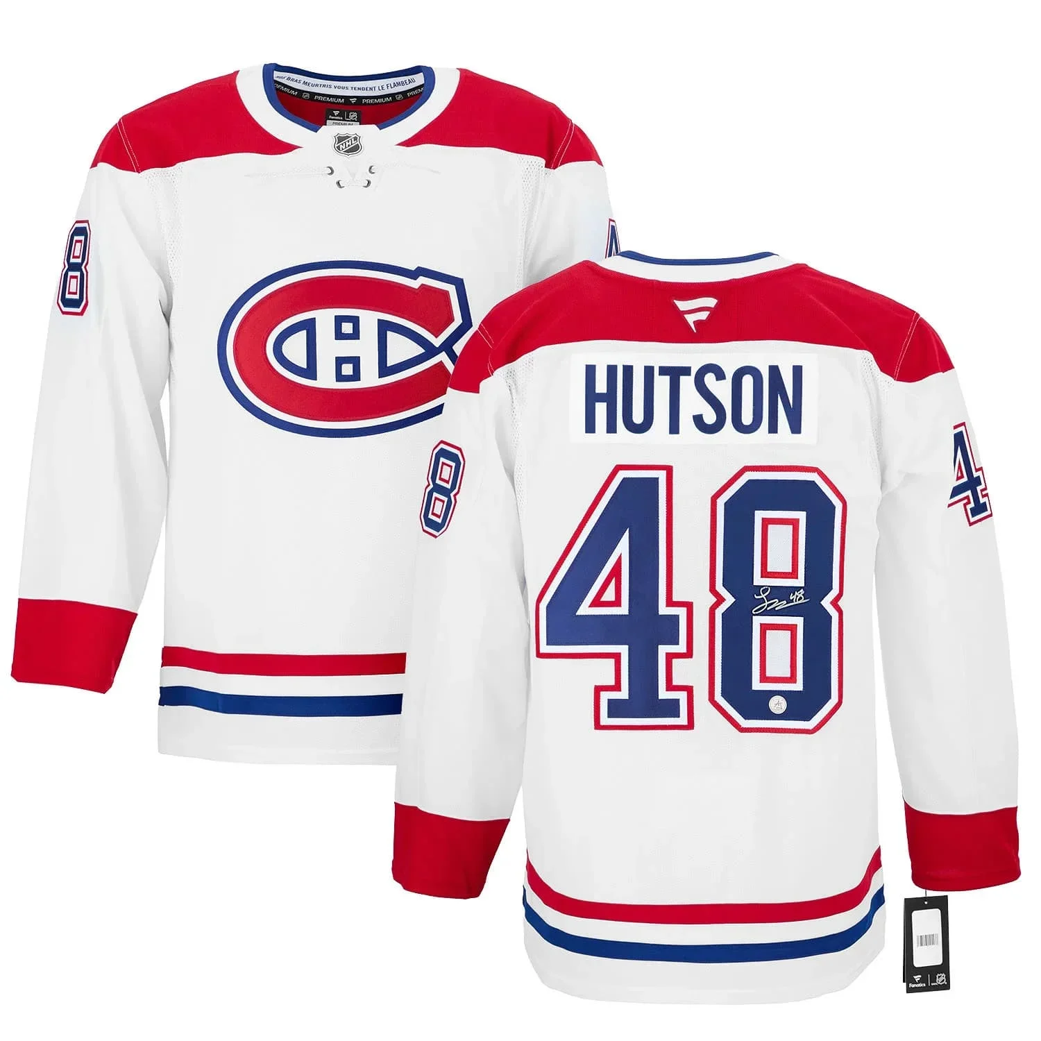 2026 Montreal Canadiens Fowler Signed Ice Hockey Jersey Breathable Quick Dry Performance Fabric with Autograph Number 48