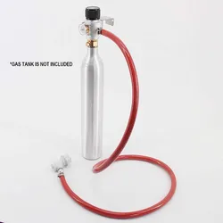 Brewer Co2 Regulator with 1.2Meter Air Line Ball Lock Disconnect 0-30psi Soda Gas Bottle Thread Tr21*4 Portable Kegging Parts