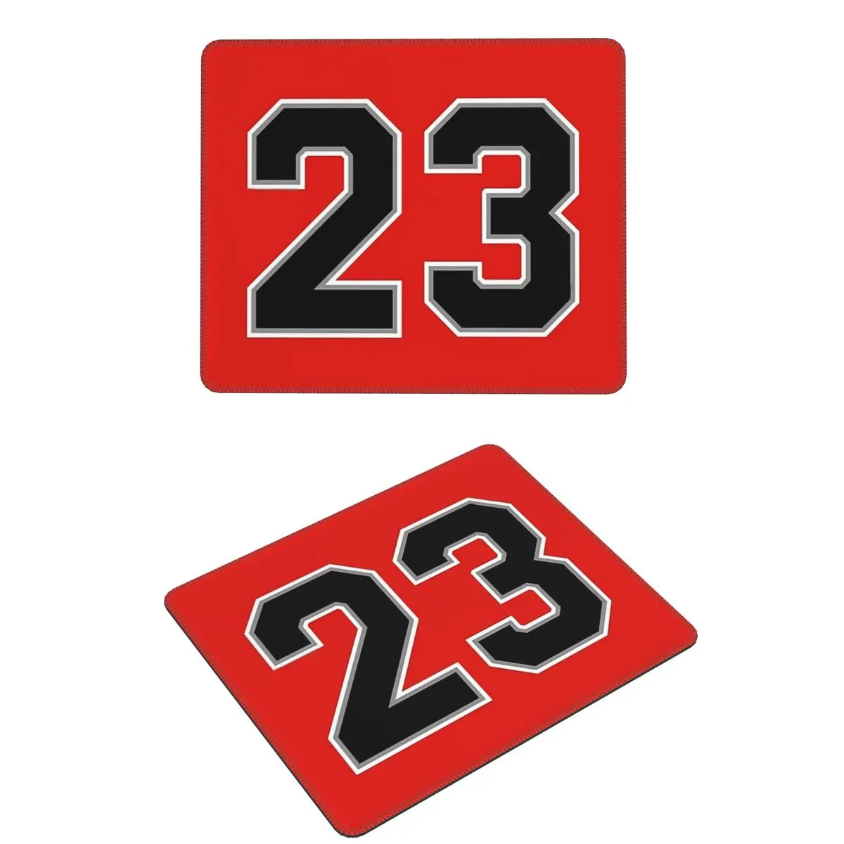 

Basketball Red 23 Number Mouse Pad Computer Keyboard Mouse Mat Gaming PC Desk Mat Office Accessories Table Mats