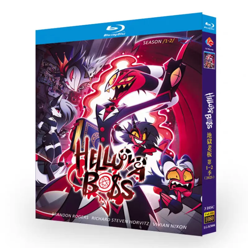 

Hell Boss Seasons 1-2 Blu-ray HD Animation BD Discs Box Set with Chinese Traditional English Korean and Japanese Subtitles