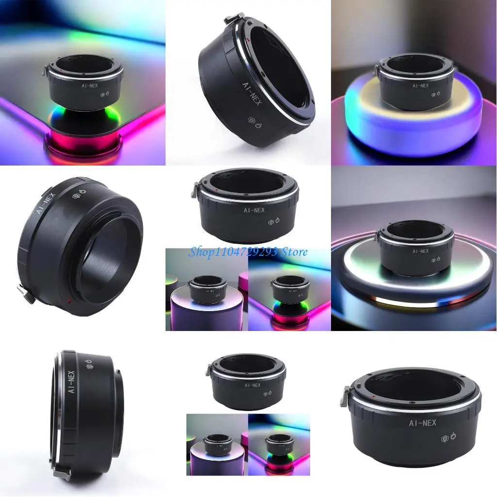 Y2GD AINEX Lens Adapter Ring Manual Lens Mount Adapter for NEX5R NEXC3 NEX5R NEX6 NEX7 VG10 VG20 FS100 NEX5N NEX5C