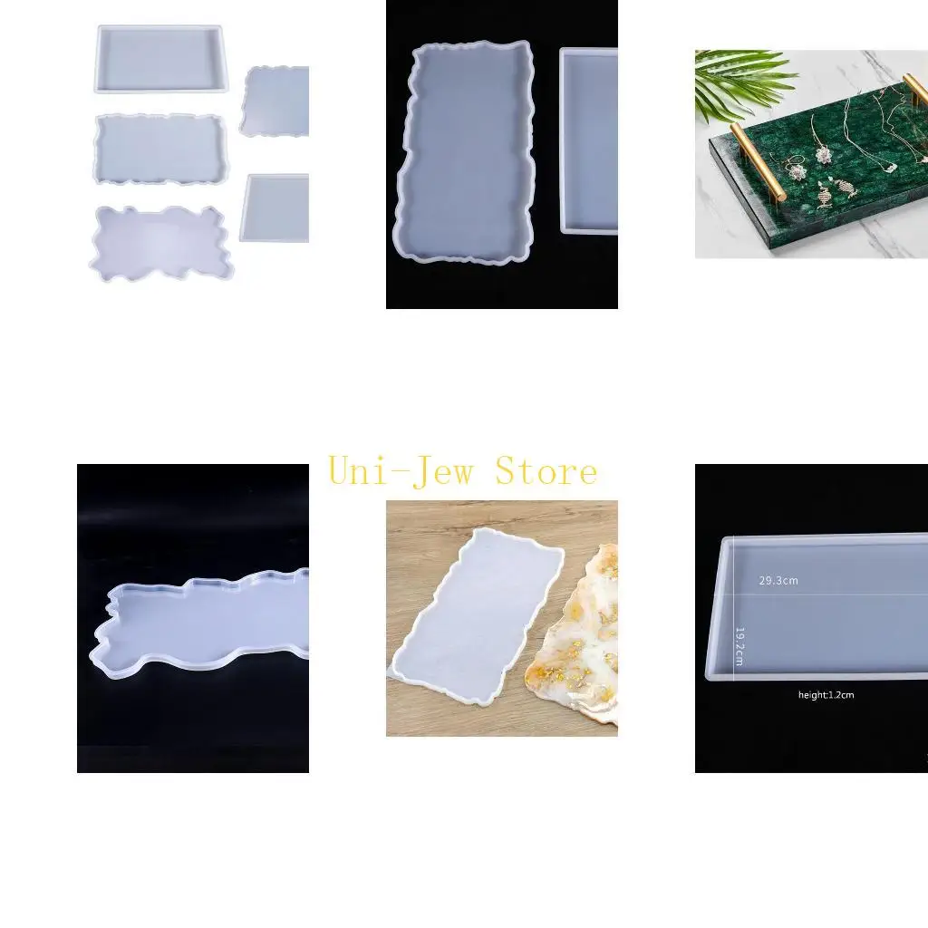 

40 ГБ силиконовой смолы нерегулярная пластина для хранения плиты, подходящая для хранения ювелирных изделий