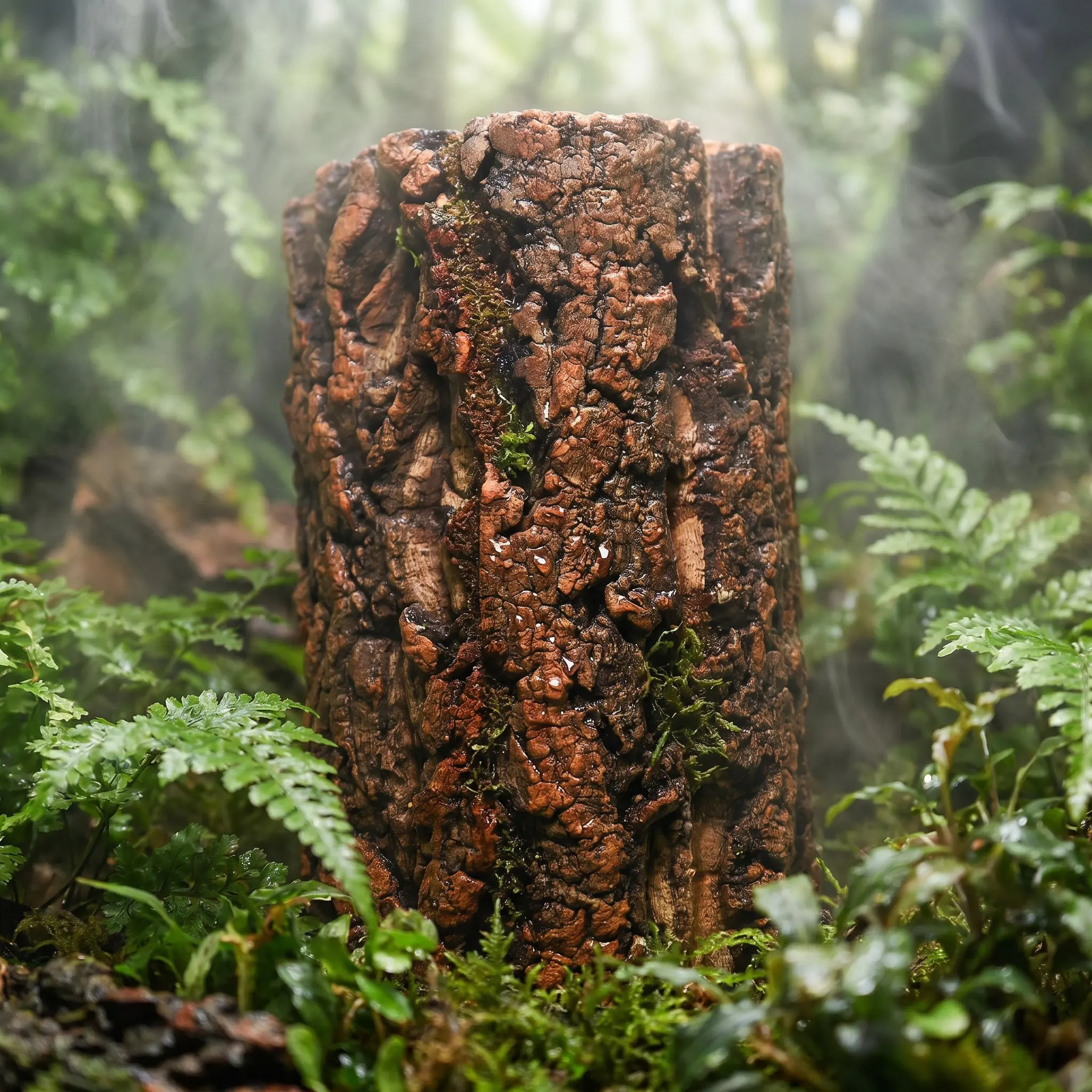 Wood Reptile Hide Cave Humid Hide Leopard Gecko Crested Gecko Amphibian Habitat Hollow Log Cave Reptile Terrarium Decor 20x12cm